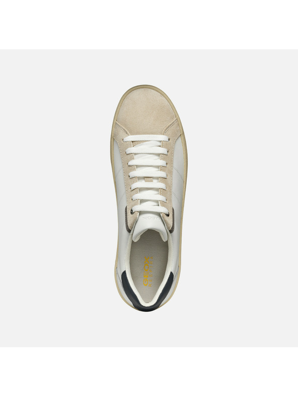 Geox Biele pánske tenisky Geox Affile