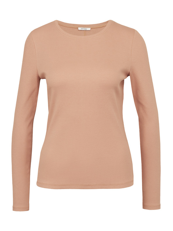 Orsay Svetlo hnedé dámske tričko s dlhým rukávom ORSAY