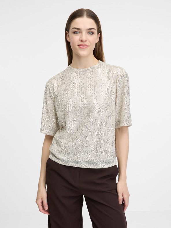 Orsay Krémová dámska blúzka ORSAY