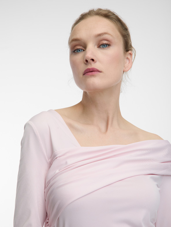 Orsay Svetloružová dámska blúzka ORSAY