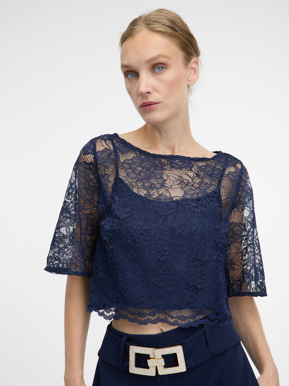 Orsay Modrá dámska blúzka ORSAY