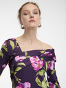 Orsay Fialová dámska blúzka s kvetinovým vzorom ORSAY