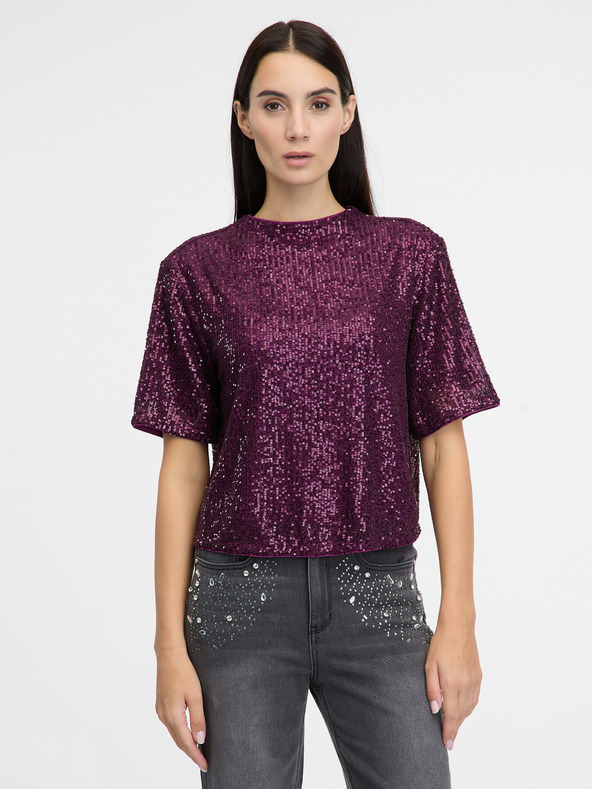 Orsay Fialová dámska blúzka ORSAY