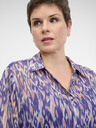 Orsay Fialová dámska blúzka s golierom ORSAY