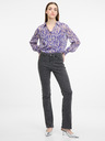 Orsay Fialová dámska blúzka s golierom ORSAY