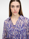 Orsay Fialová dámska blúzka s golierom ORSAY