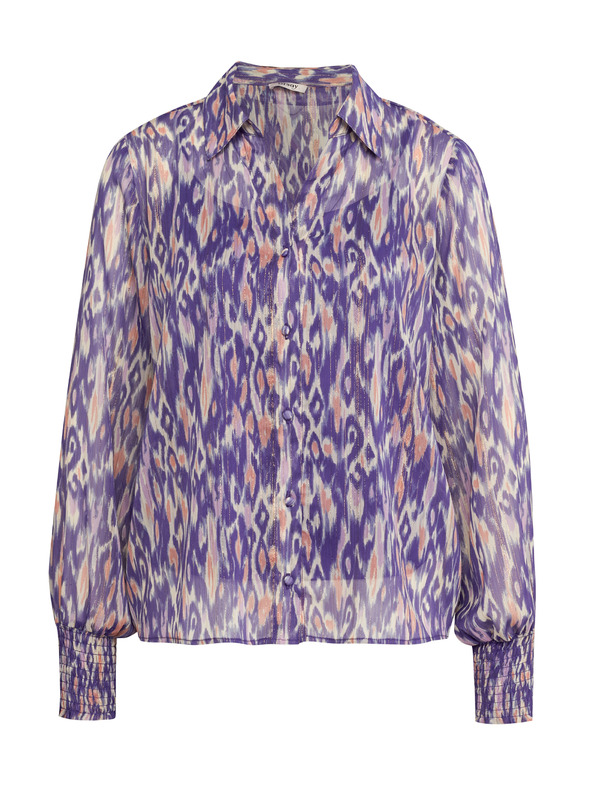 Orsay Fialová dámska blúzka s golierom ORSAY