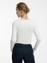Orsay Krémový dámsky top s dlhým rukávom ORSAY