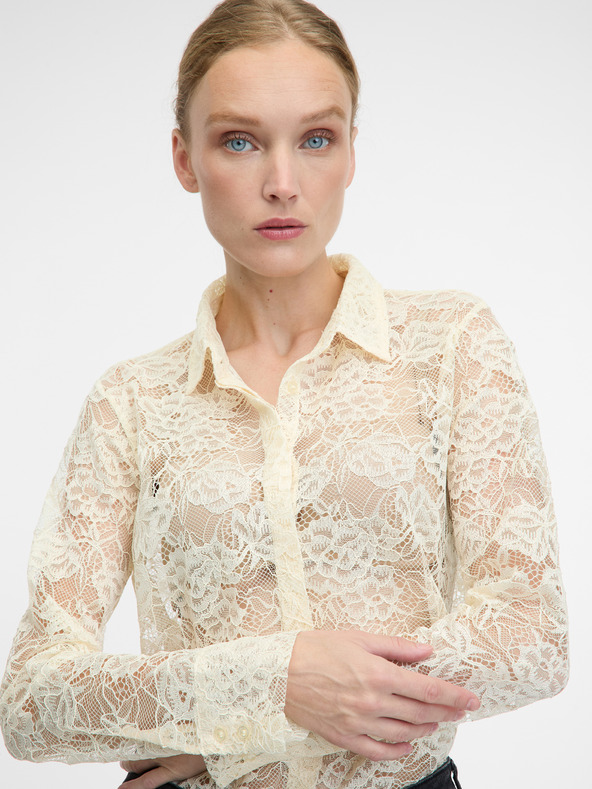 Orsay Krémová dámska blúzka ORSAY