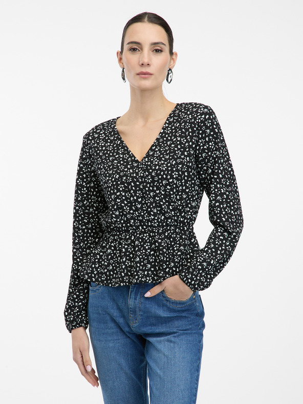 Orsay Čierna dámska blúzka ORSAY
