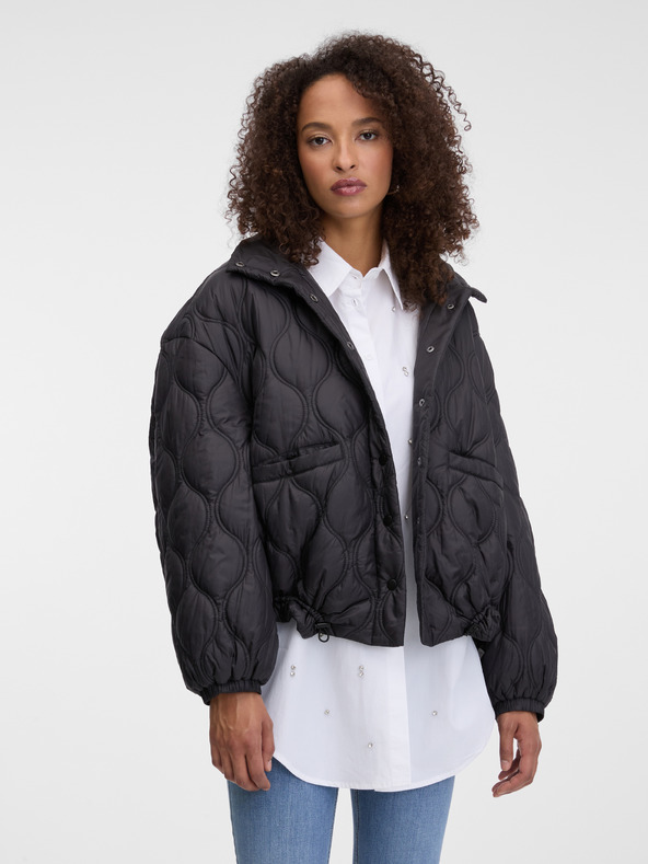 Orsay Čierna dámska prešívaná bunda ORSAY