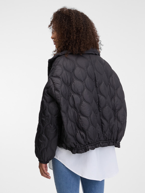 Orsay Čierna dámska prešívaná bunda ORSAY