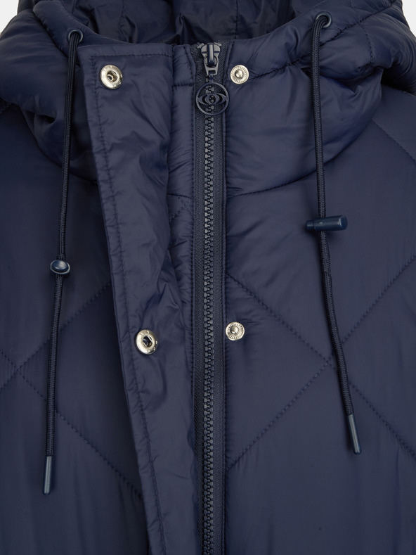 Orsay Tmavomodrý dámsky prešívaný kabát ORSAY