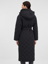 Orsay Čierny dámsky prešívaný kabát ORSAY