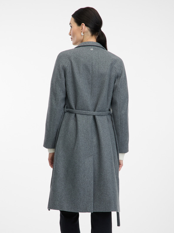 Orsay Sivý dámsky kabát ORSAY