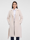 Orsay Krémový dámsky kabát ORSAY