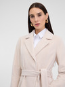 Orsay Krémový dámsky kabát ORSAY