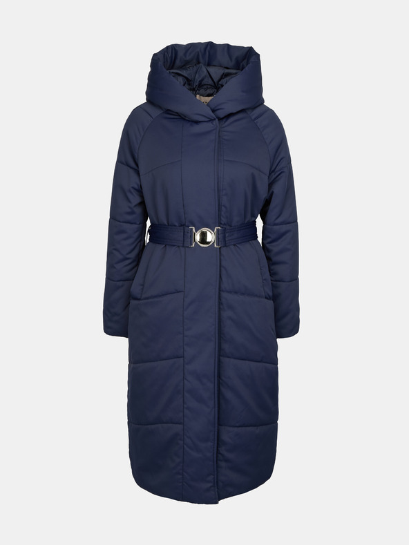 Orsay Tmavomodrý dámsky prešívaný kabát ORSAY