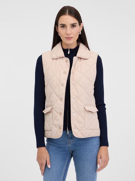 Orsay Krémová dámska vesta ORSAY