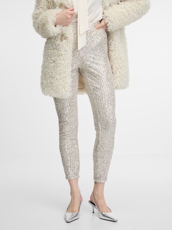 Orsay Krémové dámske legíny ORSAY