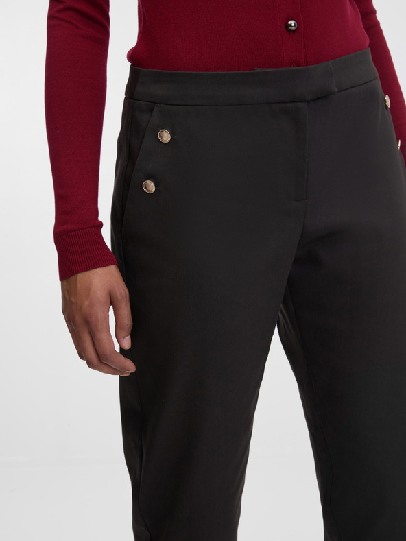 Orsay Čierne dámske nohavice ORSAY