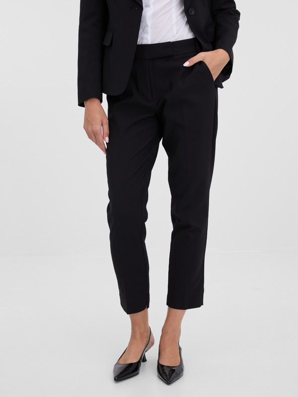 Orsay Čierne dámske nohavice ORSAY