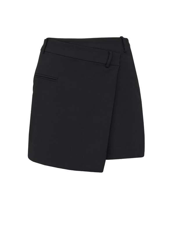 Orsay Čierna dámska krátka sukňa ORSAY