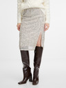 Orsay Krémová dámska puzdrová sukňa ORSAY