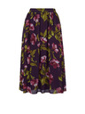Orsay Fialová dámska midi sukňa s kvetinovým vzorom ORSAY