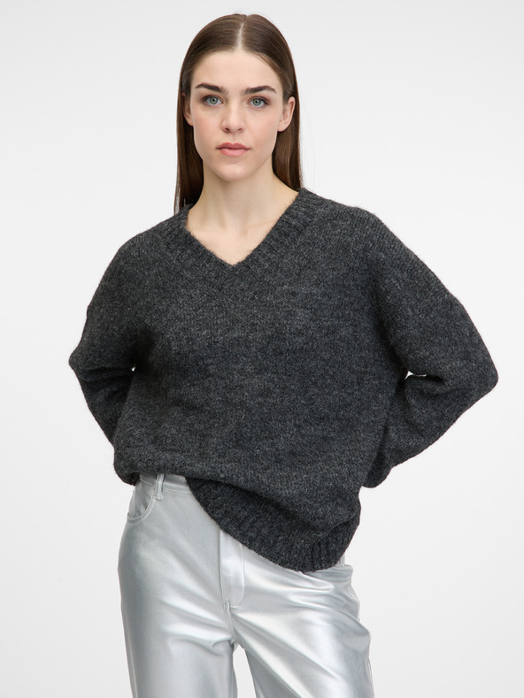 Orsay Tmavosivý dámsky sveter ORSAY