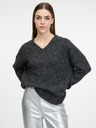 Orsay Tmavosivý dámsky sveter ORSAY