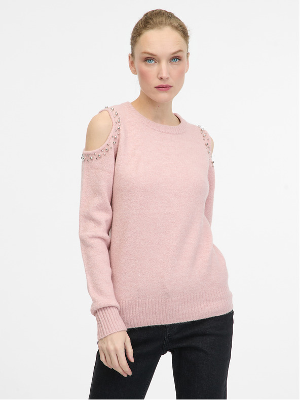 Orsay Svetloružový dámsky sveter ORSAY