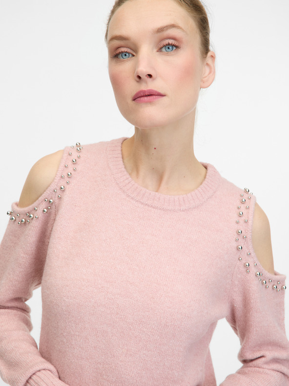Orsay Svetloružový dámsky sveter ORSAY