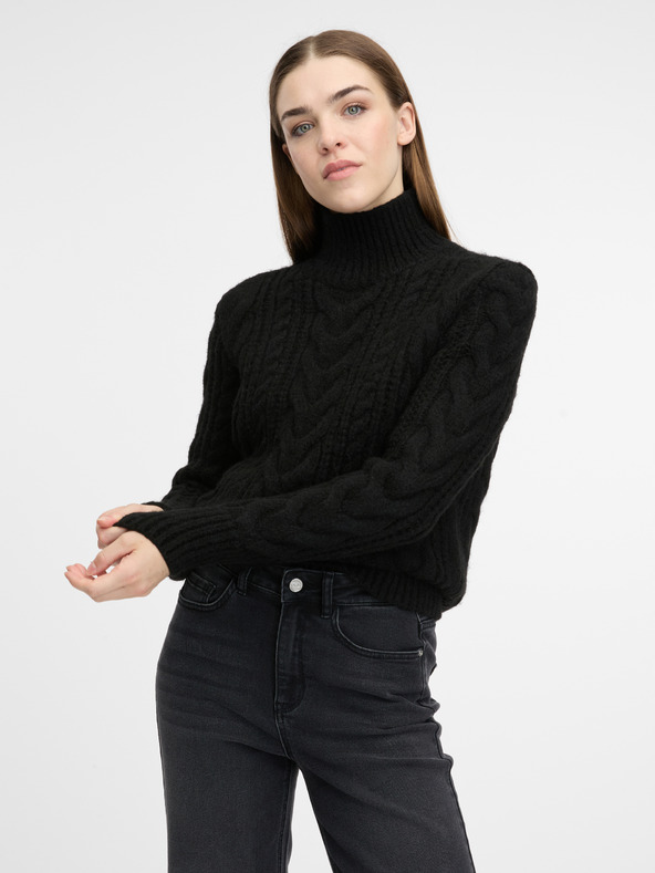 Orsay Čierny dámsky rolák ORSAY