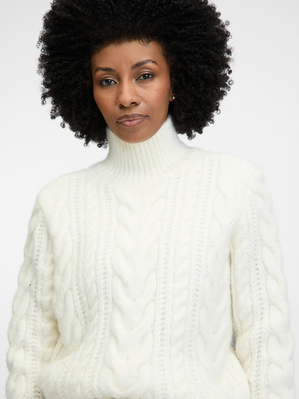 Orsay Krémový dámsky rolák ORSAY