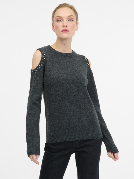 Orsay Tmavosivý dámsky sveter ORSAY