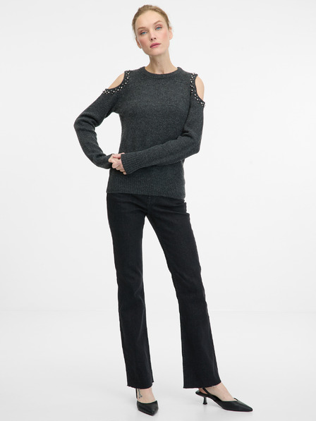 Orsay Tmavosivý dámsky sveter ORSAY