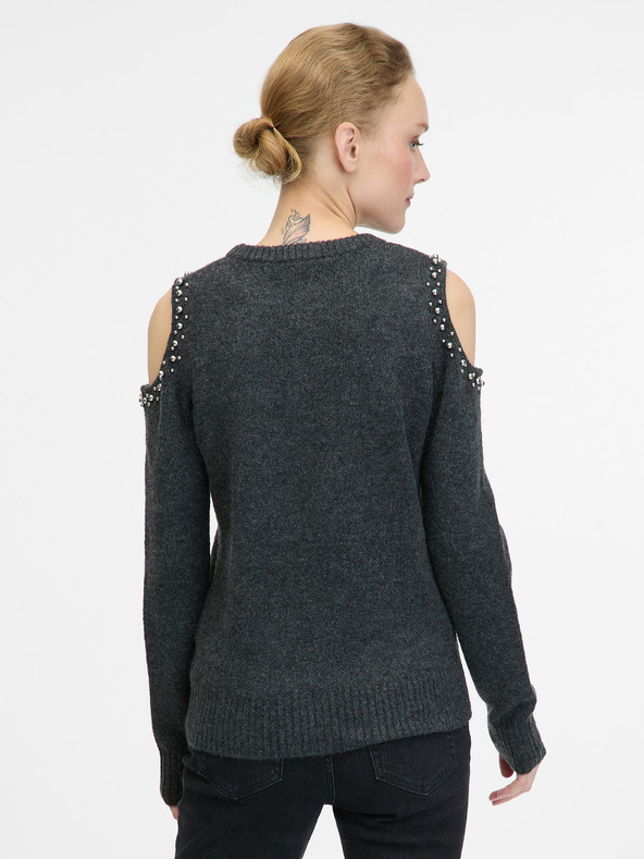 Orsay Tmavosivý dámsky sveter ORSAY