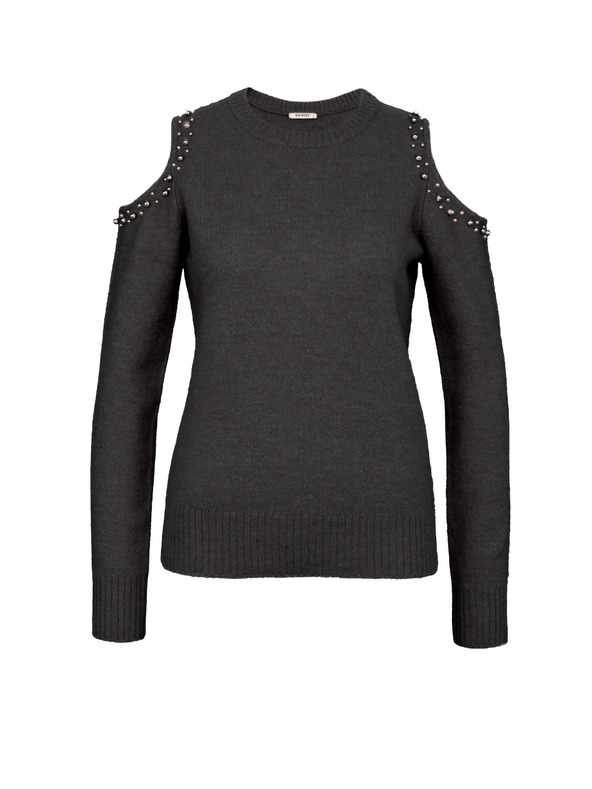 Orsay Tmavosivý dámsky sveter ORSAY