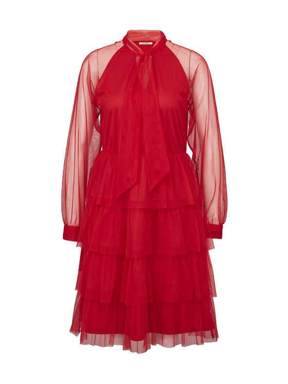 Orsay Červené dámske šaty po kolená ORSAY