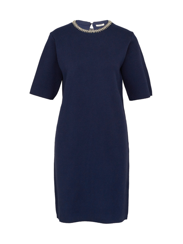 Orsay Tmavomodré dámske mini šaty ORSAY