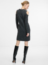 Orsay Tmavosivé dámske svetrové šaty ORSAY