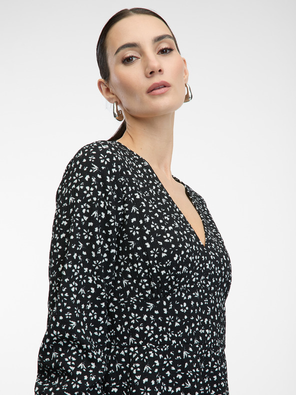 Orsay Čierne dámske midi šaty ORSAY