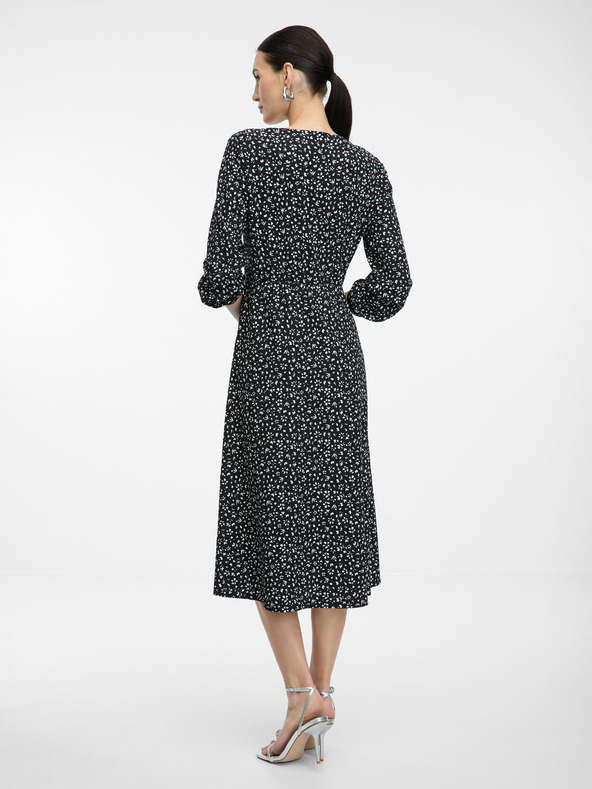 Orsay Čierne dámske midi šaty ORSAY