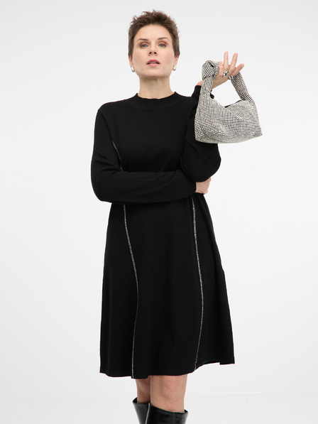 Orsay Čierne dámske šaty ORSAY