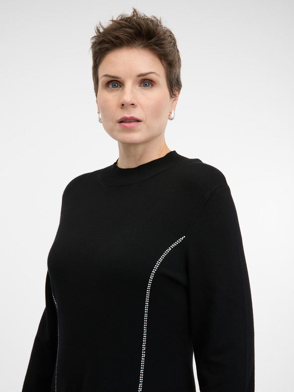 Orsay Čierne dámske šaty ORSAY