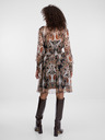 Orsay Hnedé dámske vzorované šaty ORSAY