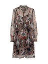 Orsay Hnedé dámske vzorované šaty ORSAY