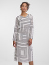 Orsay Biele vzorované dámske šaty po kolená ORSAY