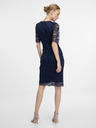 Orsay Modré dámske puzdrové šaty po kolená ORSAY